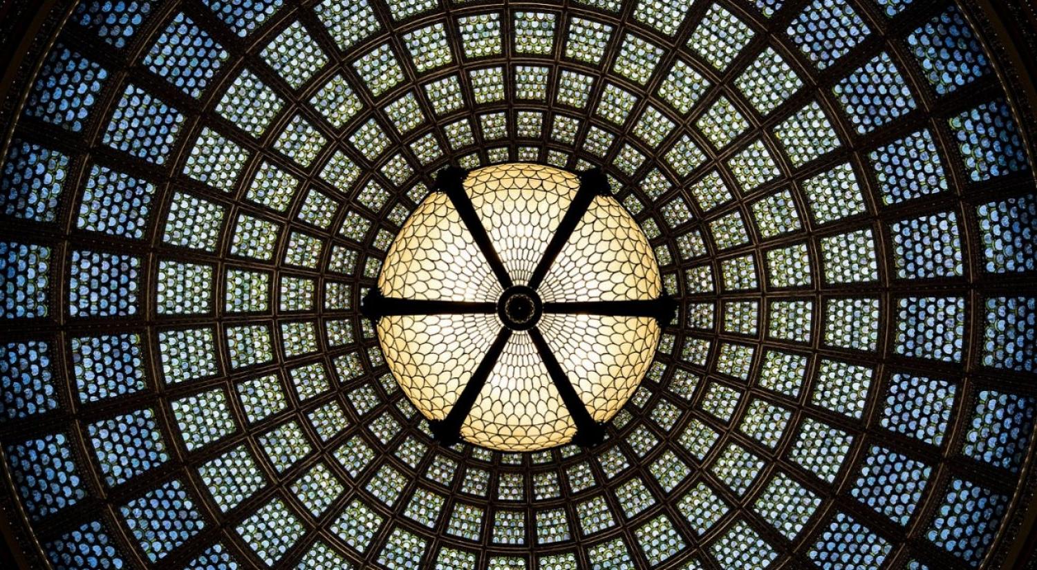 stained glass dome